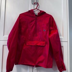 Vintage Lacoste Red Windbreaker